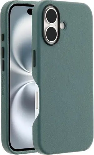 OtterBox SYMMETRY SERIES Cactus Leather Case for iPhone 16 Plus - Sagebrush (Green)
