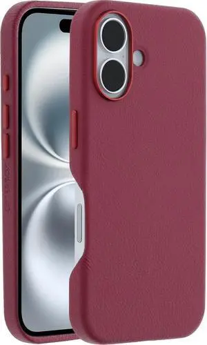 OtterBox SYMMETRY SERIES Cactus Leather Case for iPhone 16 - Foxberry (Pink)