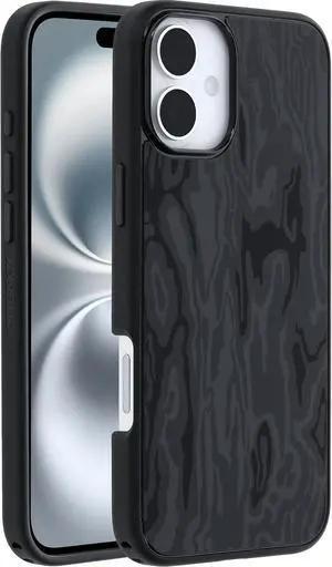 OtterBox SYMMETRY SERIES Case for iPhone 16 Plus - Spruce Bark (Black)