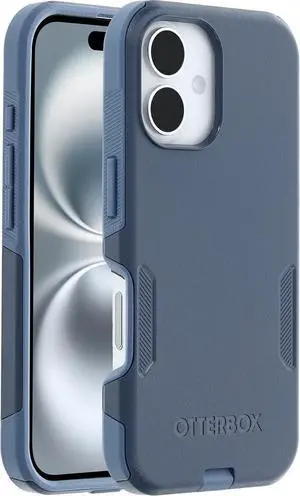 OtterBox COMMUTER SERIES Case for iPhone 16 - Baby Blue Jeans (Blue)