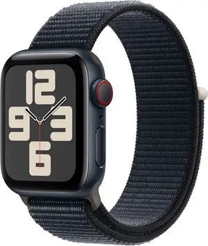 Apple Watch Series SE 2nd Gen (GPS+LTE) 40MM Midnight Aluminum Case Ink Sport Loop