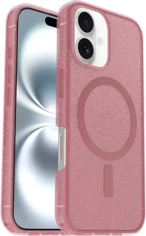 OtterBox SYMMETRY SERIES Clear Case for Apple iPhone 16 - Foxberry (Pink)