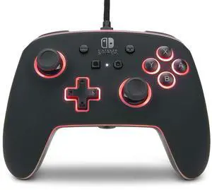 PowerA Spectra Enhanced Wired Controller for Nintendo Switch - Black LED