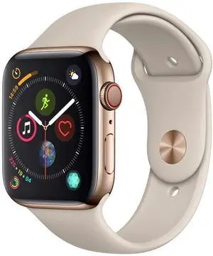 Apple Watch Series 4 GPS+LTE w/40MM Gold Stainless Steel Case & Stone Sport Band