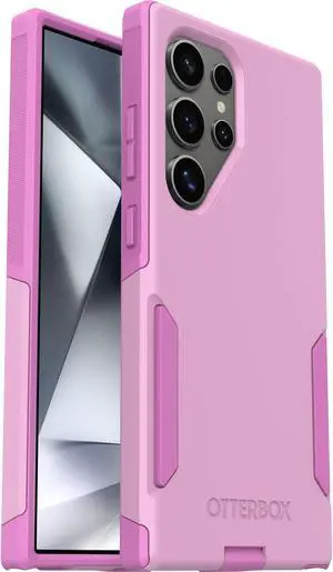 OtterBox COMMUTER SERIES Case for Galaxy S24 Ultra - Run Wildflower (Pink)