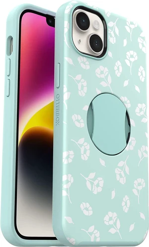 OtterBox OtterGrip SYMMETRY SERIES Case iPhone 14 Plus - Poppies By The Sea Blue OtterBox OtterGrip SYMMETRY SERIES Case iPhone 14 Plus - Poppies By The Sea Blue
