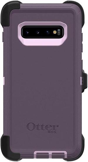 OtterBox DEFENDER SERIES Case & Holster for Galaxy S10+ Plus - Purple Nebula
