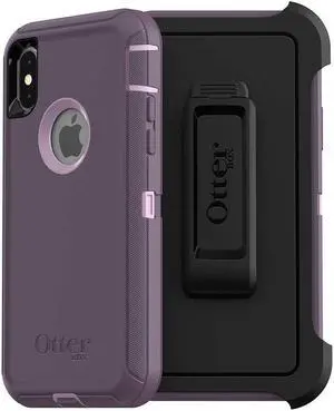 OtterBox DEFENDER SERIES Case & Holster for iPhone Xs Max - Purple Nebula