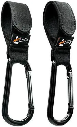 LilFe Multi-Purpose utility cart, stroller, office cart Hooks for hanging computer Bag and other Electronic Accessories- Very convenient to carry & use anywhere- High grade Metal Hooks.