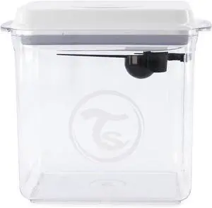TWISTSHAKE Formula Container - 1700ml Formula Dispenser with Scoop and Scraper, Milk Powder Container with Lids, BPA-Free Airtight Formula Storage Container - Transparent