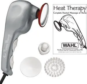 Wahl 4196-1201 Heat Therapy Therapeutic Massager With 4 Unique Attachment Heads