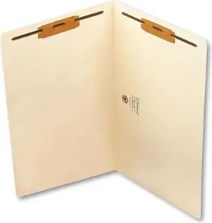 Smead Heavyweight 11-Point End Tab Two Fasteners Folder, Manila (Legal, 50 ct.)