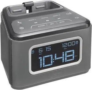 Hmdx Jam Zzz Bluetooth Alarm Clock -Gray