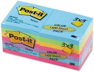 Post-it Notes - Original Pads in Jaipur Colors, 3 x 3, 100,Pad/14 Pads-Pack