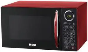 RCA, 0.9 cu ft Microwave, Red