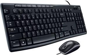 Logitech Media Combo MK200 FullSize Keyboard and HighDefinition Optical Mouse 920002714