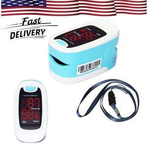 CMS50M Finger Pulse Oximeter Portable Heart Rate Monitor SpO2 Blood Oxygen Meter LED Display