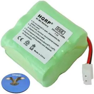 HQRP Battery for Dt-Systems Dog Training Collar Transmitter plus HQRP Coaster