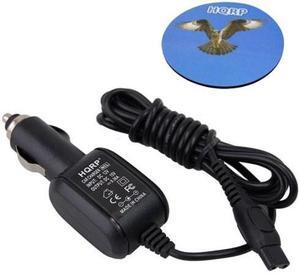 HQRP 12V Car Charger for Philips Norelco Razors / Shavers plus HQRP Coaster