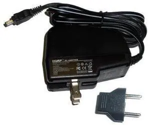 HQRP AC Power Adapter for Sony AC-L10 AC-L10A AC-L10B AC-L15 AC-L15A AC-L15B AC-L100 AC-L100A AC-L100B Replacement plus HQRP Euro Plug Adapter