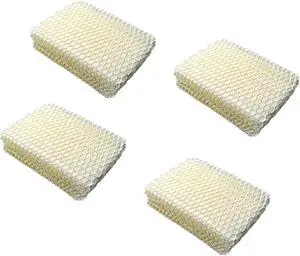 HQRP 4-pack Humidifier Wick Filter for ProCare PCCM-832N Cool Mist Humidifier, AC813 PCWF813 PCWF813-24 Replacement + HQRP Coaster