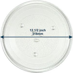 HQRP 12.5-inch Glass Turntable Tray for Magic Chef 441X 441X335A10 MCO2212ARB MCO2212ARW Microwave Oven Cooking Plate 318mm