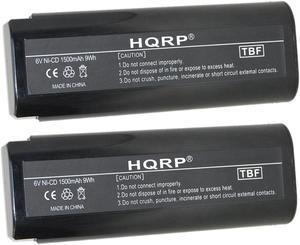 HQRP 2-Pack Battery for Paslode 404466, IM50, IM65, IM65A, IM65A-F16, IM200, IM200-F18 + HQRP Coaster
