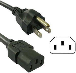 HQRP 10ft AC Power Cord for Vizio VF551XVT VF552XVT VL320M VL370M VL420M VL470M VO320E HDTV TV LCD LED Plasma Mains Cable + HQRP Coaster