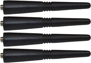 HQRP 4-Pack UHF Antenna For Motorola EX600, EX600-XLS, GP1280, GP140, GP150, GP200, GP2000 + HQRP UV Meter