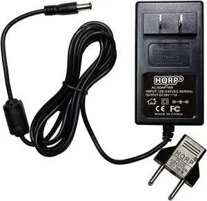 HQRP AC Adapter for Samson Expedition XP106 Portable Sound System Power Supply Cord Charger Adaptor Samsontech XP-106 + Euro Plug Adapter