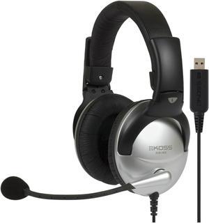 Koss SB45 USB Koss SB45 USB Communication Headsets - Stereo - USB - Wired - 100 Ohm - 18 Hz - 20 kHz - Over-the-head - Binaural - Circumaural - 8 ft Cable