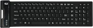 Adesso AKB-222UB SlimTouch 222 Antimicrobial Waterproof Flex Keyboard