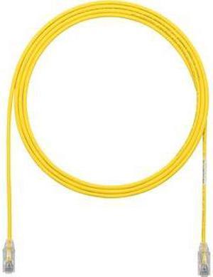 Panduit UTP28SP3YL Panduit 3ft CAT6 Yellow 28AWG - Category 6 for Network Device - Patch Cable - 3 ft - 1 Pack - 1 x RJ-45 Male Network - 1 x RJ-45 Male Network - Yellow, Clear