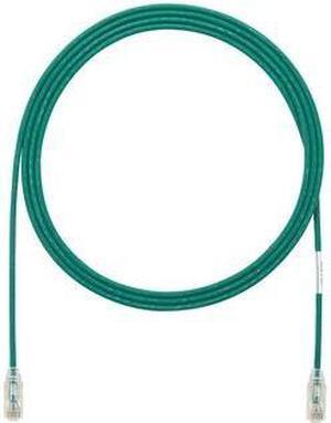 Panduit UTP28SP3GR Panduit Cat.6 UTP Patch Network Cable - Category 6 for Network Device - Patch Cable - 3 ft - 1 Pack - 1 x RJ-45 Male Network - 1 x RJ-45 Male Network - Clear, Green