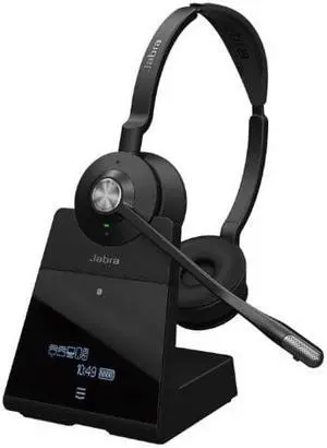 Jabra Engage 75 Stereo Headset connects to Softphone/Mobilephone/Deskphones (9559-583-125)