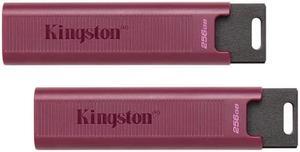 Kingston DataTraveler Max 256GB USB-A Flash Drive, USB 3.2 Gen 2, DTMAXA/256GB (2-Pack)