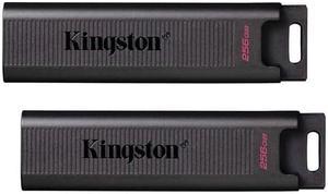 Kingston DataTraveler Max 256GB USB-C Flash Drive, USB 3.2 Gen 2, DTMAX/256GB (2-Pack)