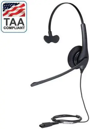 Jabra BIZ 1500 Mono QD TAA Corded Headset Jabra BIZ 1500 Mono QD TAA Corded Headset