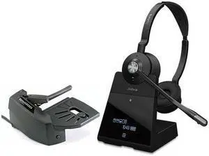Jabra Engage 75 Stereo Headset Connects to Laptop/Computers w/ GN1000 Headset Lifter