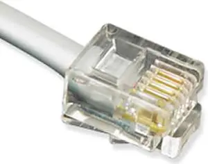 ICC-ICLC425FSV 6P4C Pin 2-5 Pre-Terminated Telephone Cable, 25 ft