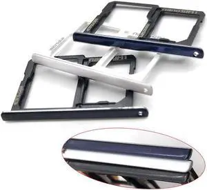 SIM tray reader socket module SIM Holder Slot Adapter Reaplacement Parts For LG X Power K220DS LS755 K450 (Black)