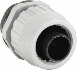 RACO 4728 Conduit Fitting Connector, 2 in, Liquid-Tight, Nylon, Electro Zinc
