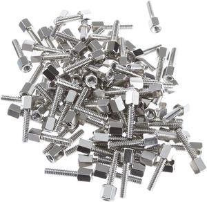 Hex Nut Jack Screw, 100 Pieces, # 4 - 40 - 17.08mm