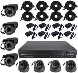 High Definition 8 Channel Surveillance System with 4TB Hard Drive