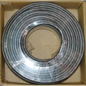 SVGA Bulk Cable, Black, Coaxial Construction, Double Shielded, Roll, 100 meter