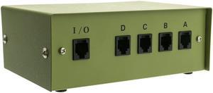 Micropac Technologies 40R1-01604 4 Way Rj12 Abcd Switch Box. This Unit Will Allow You To Switch Between Up To Fou