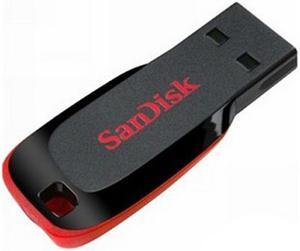 SanDisk 16GB 16G Cruzer BLADE USB Flash Pen Thumb Disk Drive SDCZ50 +Lanyard