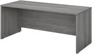 Bush Business Furniture Studio C 72W x 30D Office Desk, Platinum Gray