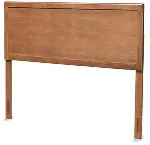 Baxton Studio Alan Modern and Contemporary Transitional Ash Walnut Finished Wood King Size Headboard