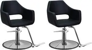 DUO Salon Styling Chairs 2 RICHARDSON BLK for Beauty Salon Furniture